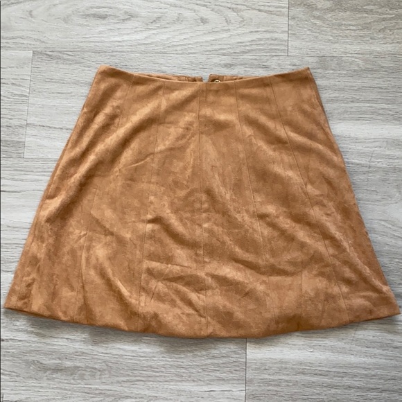 Altar’d State Tan Skater Skirt - Picture 4 of 7